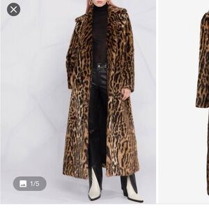 Stand Studio - Kaylie coat - Leopard faux fur